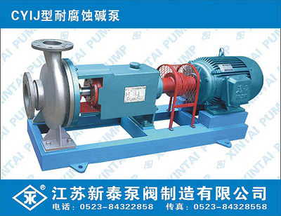 CYIJ型耐腐蚀碱泵